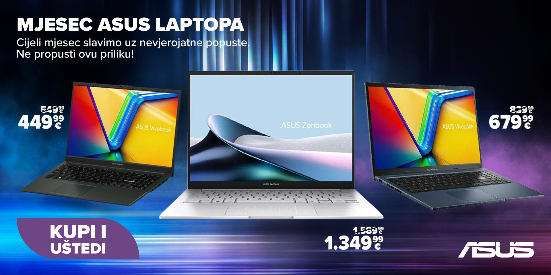 Mjesec Asus laptopa